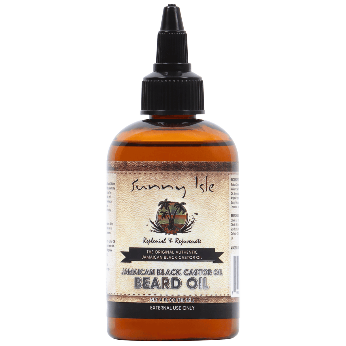 Sunny Isle Jamaican Black Castor Oil Beard Oil
