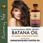 Sunny Isle Anti-Thinning Batana Oil Infused with Jamaican Black Castor Oil 4oz