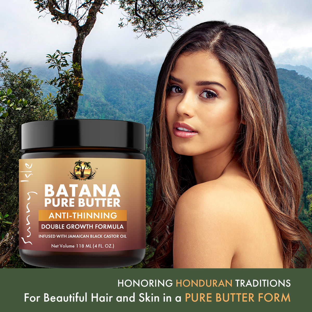 Sunny Isle Anti-Thinning Batana Pure Butter 4oz