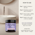 Sunny Isle Curly Girl Friendly Pure Butter 4oz