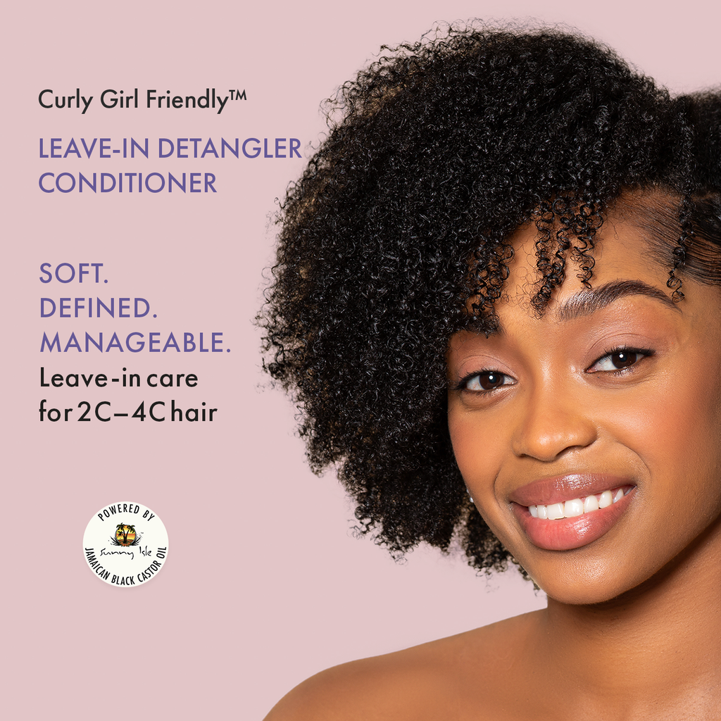 Sunny Isle Curly Girl Friendly Leave-In Detangler Conditioner 8oz
