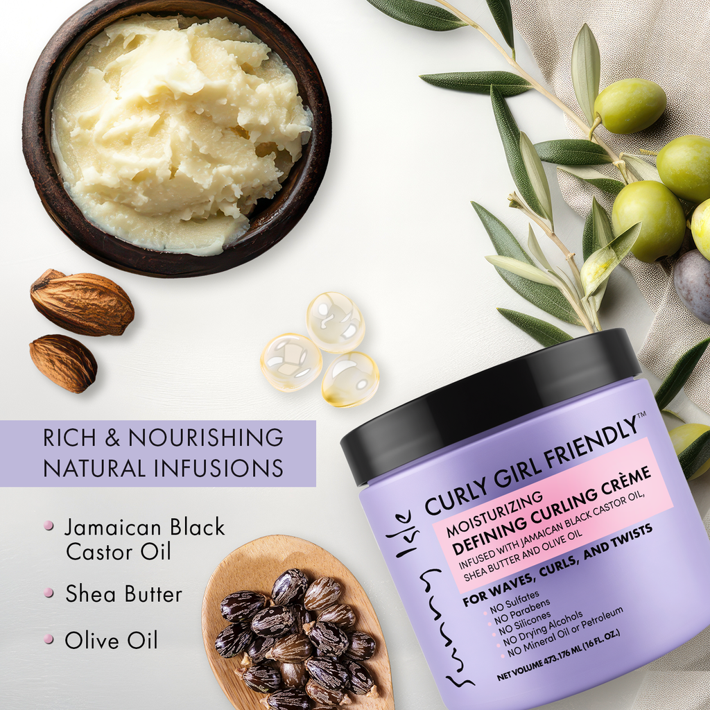 Sunny Isle Curly Girl Friendly Moisturizing Defining Curling Crème 16oz