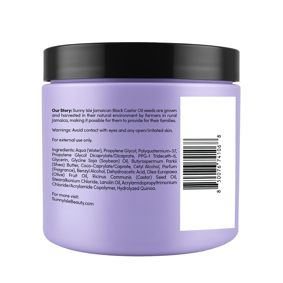 Sunny Isle Curly Girl Friendly Moisturizing Defining Curling Crème 16oz