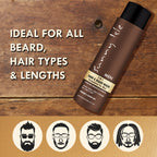 Sunny Isle Jamaican Black Castor Oil 2-N-1 Hair & Beard Wash 12oz
