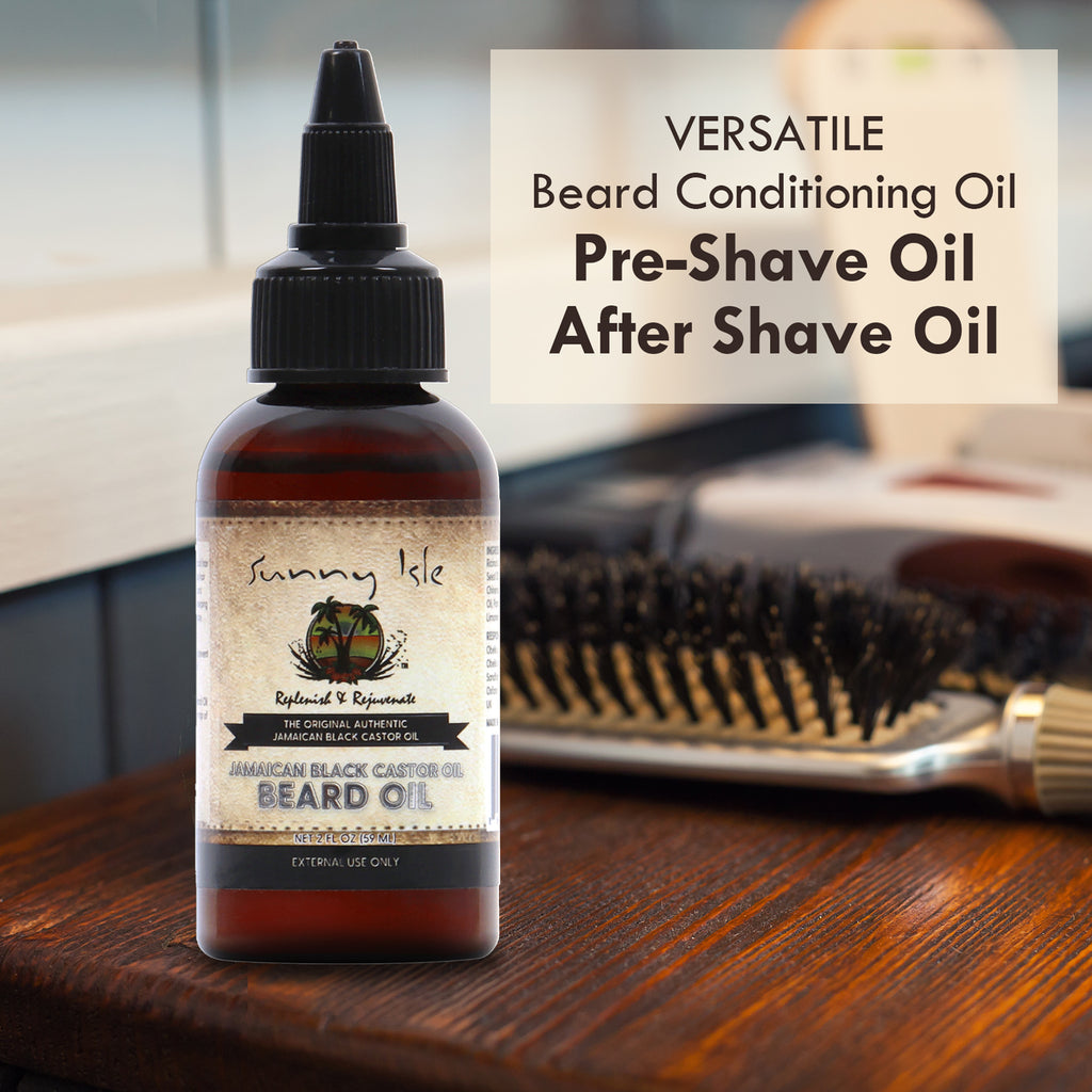 Sunny Isle Jamaican Black Castor Oil Beard Oil