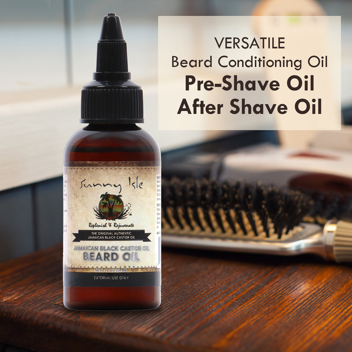 Sunny Isle Jamaican Black Castor Oil Beard Oil