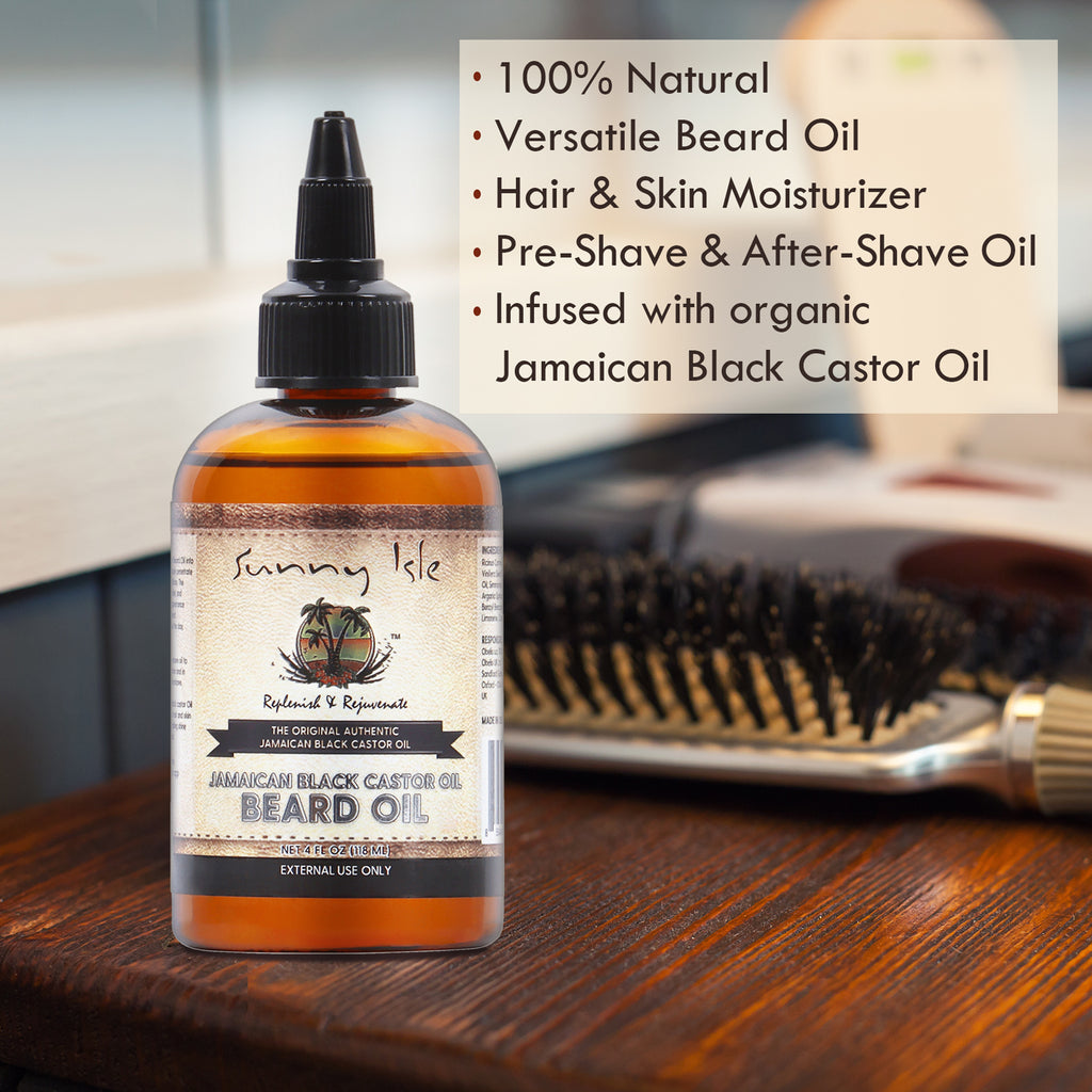 Sunny Isle Jamaican Black Castor Oil Beard Oil