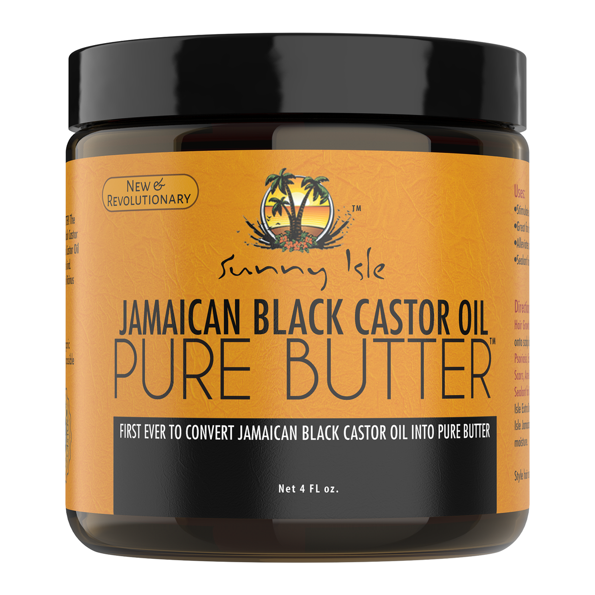 Sunny Isle Jamaican Black Castor Oil Pure Butter 4oz