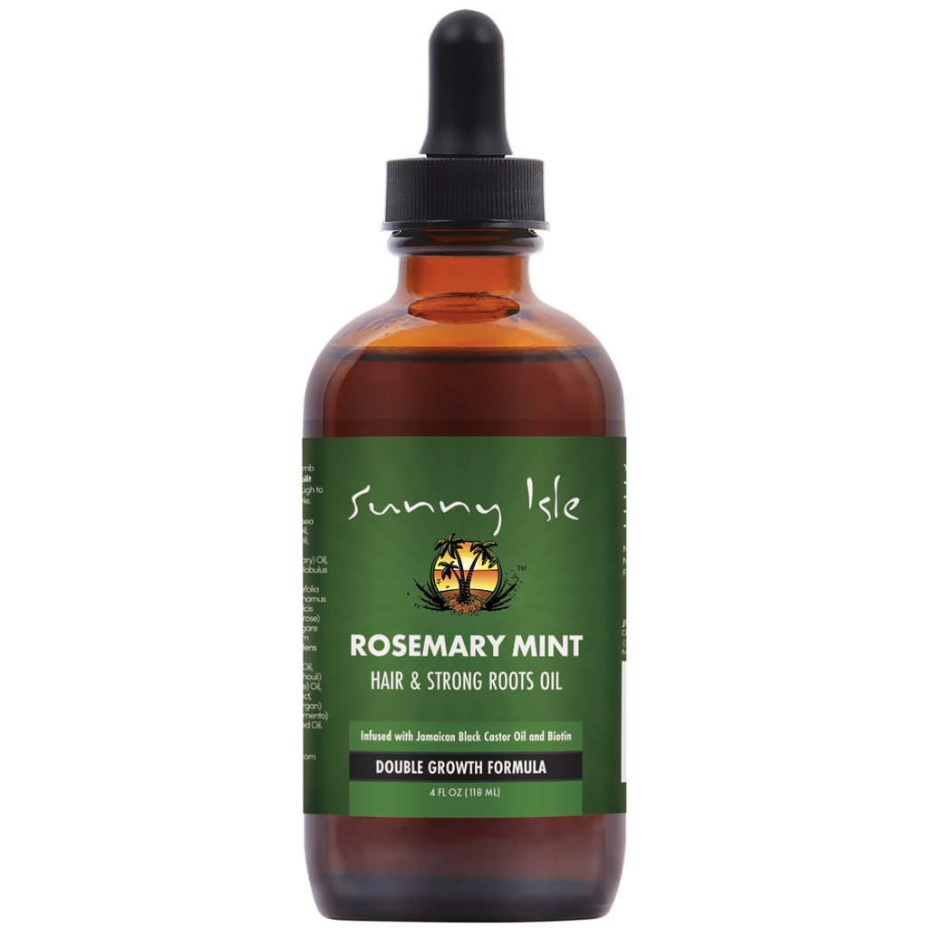 Sunny Isle Rosemary Mint Hair & Strong Roots Oil 4oz