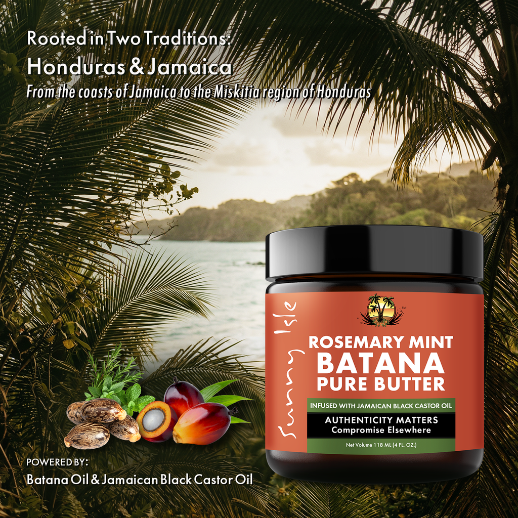 Sunny Isle Rosemary Mint & Batana Pure Butter 4oz