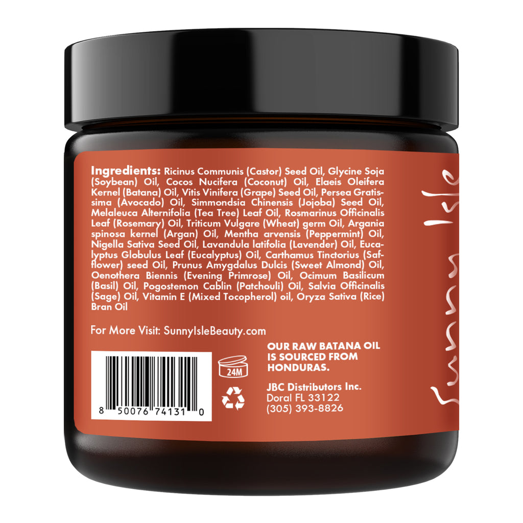 Sunny Isle Rosemary Mint & Batana Pure Butter 4oz