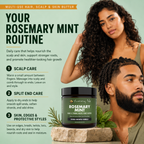 Sunny Isle Rosemary Mint Hair & Strong Roots Pure Butter