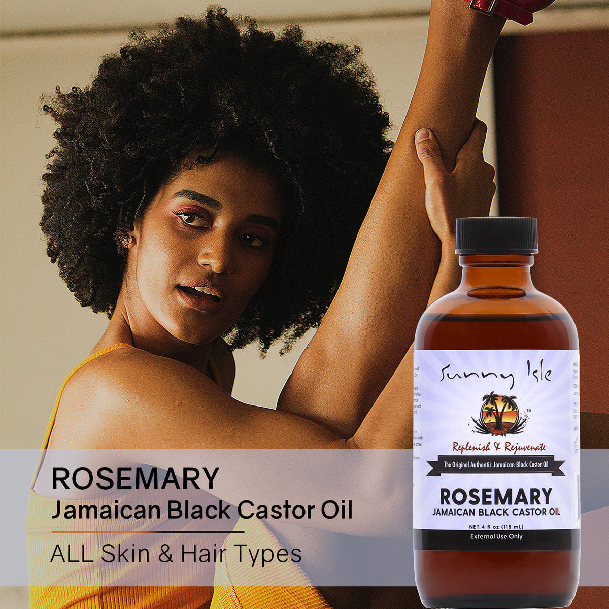 Sunny Isle Rosemary Jamaican Black Castor Oil